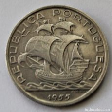 Monete antiche di Europa: MONEDA PORTUGAL KM 586, 10 ESCUDOS 1955 PLATA, PESO 12.6 GR. ALEACIÓN 0.680. Lote 342508093