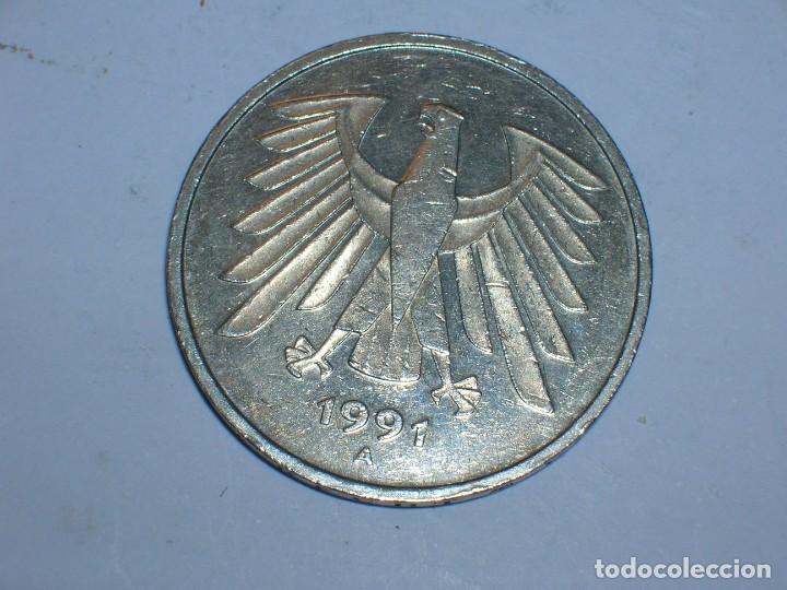 Old Coins of Europe: ALEMANIA- 5 MARCOS 1991 A (8008)