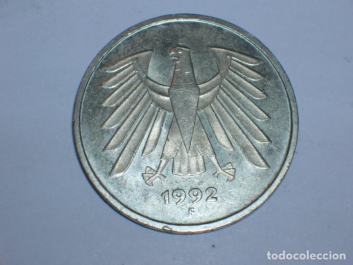 Old Coins of Europe: ALEMANIA- 5 MARCOS 1992 F (8015)