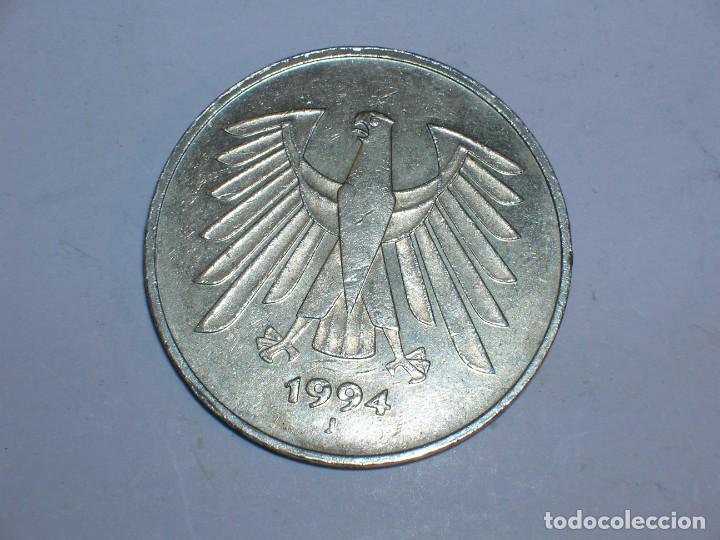 Old Coins of Europe: ALEMANIA- 5 MARCOS 1994 J (8027)