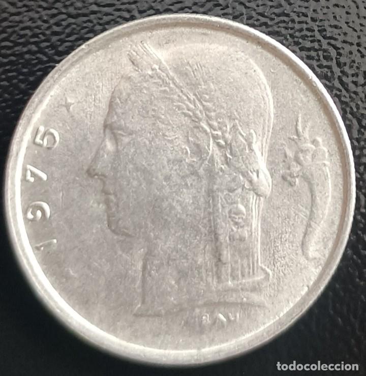 Old Coins of Europe: 1 Franco 1975 - B&eacute;lgica (Belgie)