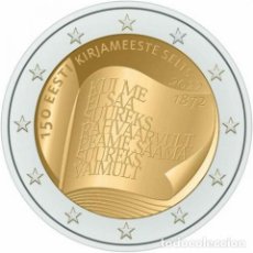 Monedas antiguas de Europa: 2 EURO ESTONIA 2022 ”SOCIEDAD LITERARIA” SC. Lote 365924236