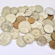 Monedas antiguas de Europa: LOTE DE 42 MONEDAS DE DIFERENTES PAÍSES DE AMERICANA Y EUROPA . DE MBC A SC .. Lote 346275083