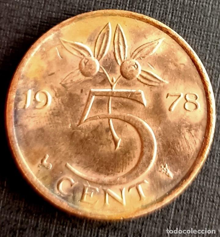 Monedas antiguas de Europa: 5 C&eacute;ntimos 1978 - Holanda - Foto 1