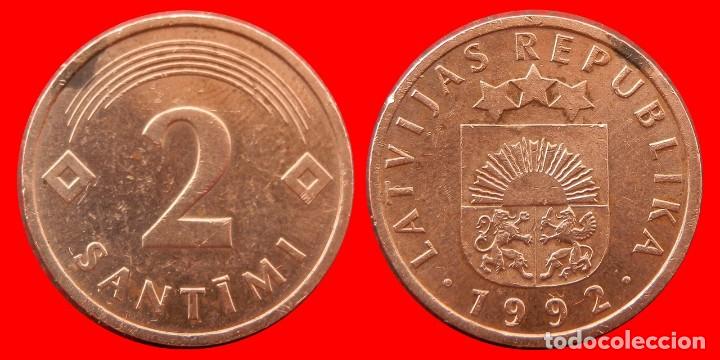 Monedas antiguas de Europa: 2 SANTIMI 1992 LETONIA-76505 - Foto 1