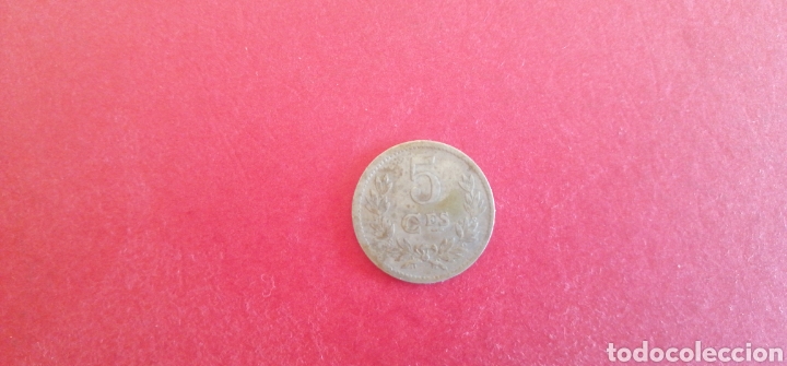 Monedas antiguas de Europa: 5 centimes de Luxemburgo 1924 - Foto 2