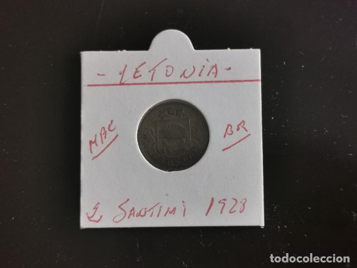 Monedas antiguas de Europa: LETONIA 2 SANTIMI 1928 MBC KM=2 (BRONCE) - Foto 1