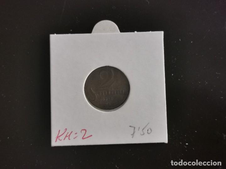 Monedas antiguas de Europa: LETONIA 2 SANTIMI 1928 MBC KM=2 (BRONCE) - Foto 2