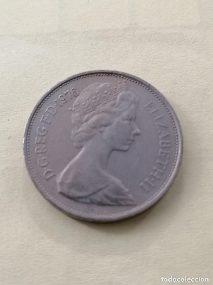 Monedas antiguas de Europa: Moneda Inglaterra, 10 pens&eacute; , 1976 - Foto 2