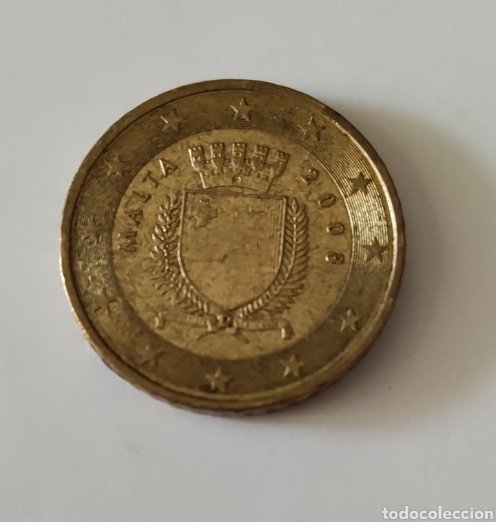 Monedas antiguas de Europa: Moneda 0.50 CTS MALTA. 2008 - Foto 1