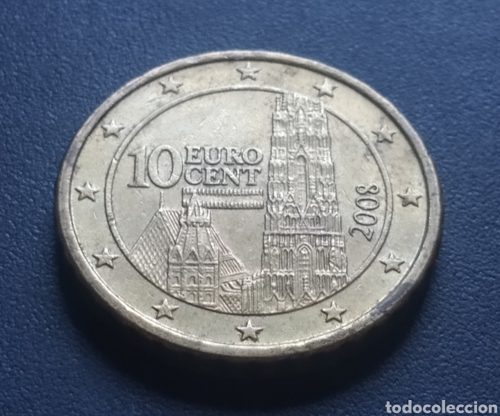 Monedas antiguas de Europa: MONEDA EURO - AUSTRIA 10 CENT 2008 - Foto 3