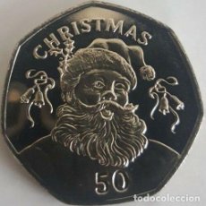 Monedas antiguas de Europa: GIBRALTAR 50P CHRISTMAS 2017. Lote 374115044