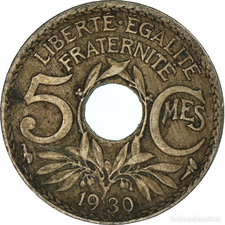 Monedas antiguas de Europa: [#963064] Moneda, Francia, 5 Centimes - Foto 2