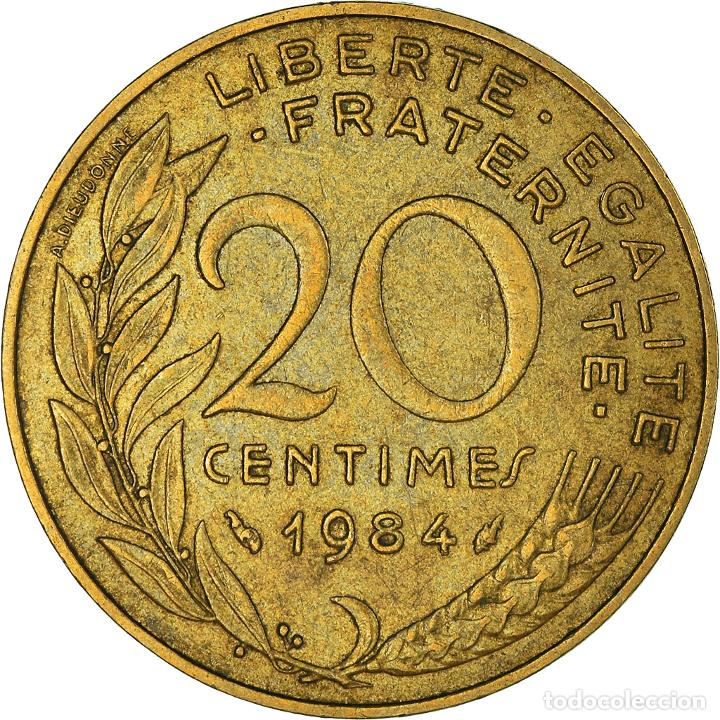 Monedas antiguas de Europa: [#962823] Moneda, Francia, 20 Centimes - Foto 2