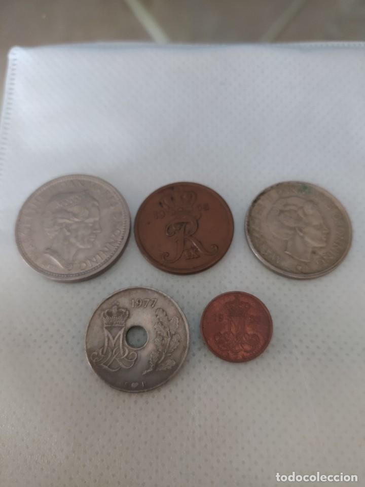 Monedas antiguas de Europa: 5 MONEDAS DINAMARCA - Foto 2