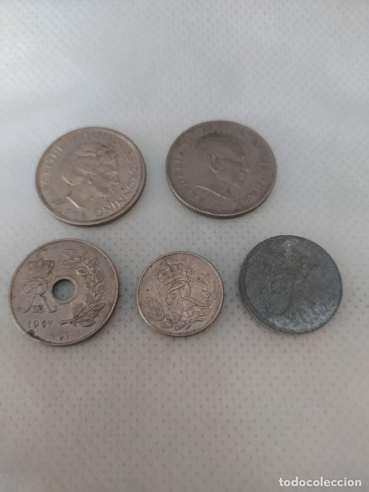 Monedas antiguas de Europa: 5 MONEDAS DINAMARCA - Foto 2