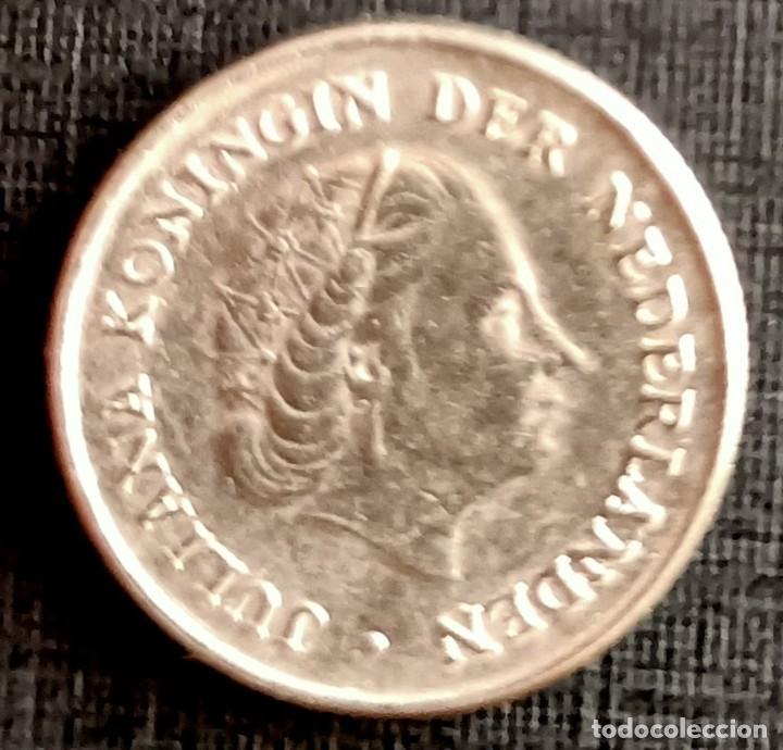 Monedas antiguas de Europa: 10 C&eacute;ntimos 1977 - Holanda - Foto 2