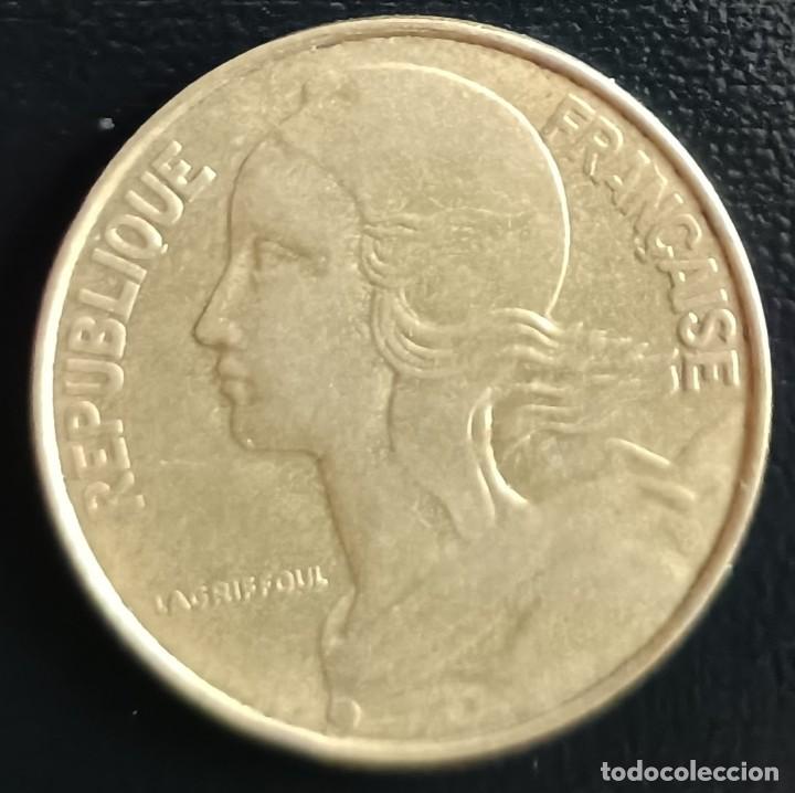 Monedas antiguas de Europa: 20 centimes 1973 - Francia - Foto 2