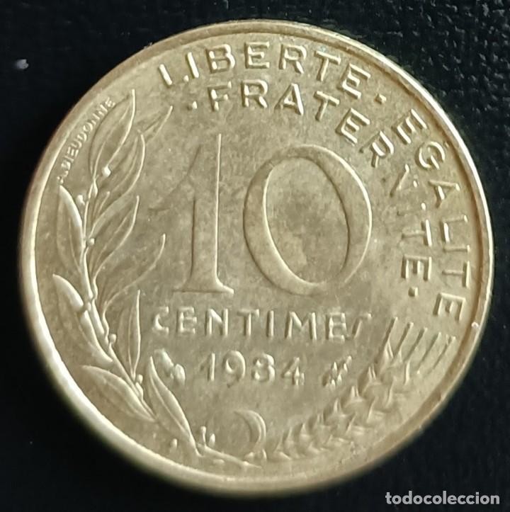 Monedas antiguas de Europa: 10 centimes 1984 - Francia - Foto 1