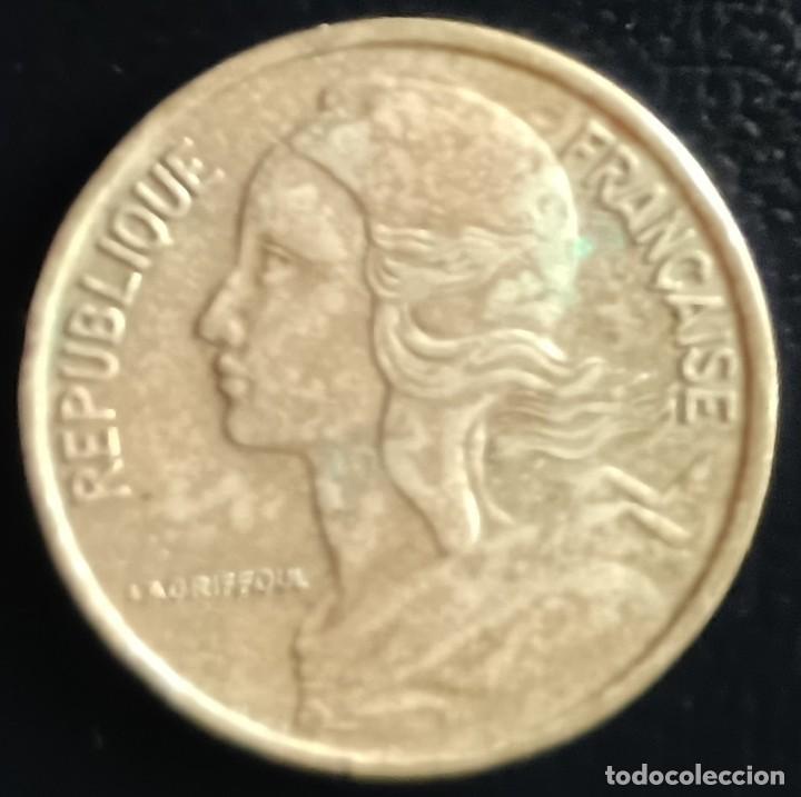 Monedas antiguas de Europa: 5 centimes 1968 - Francia - Foto 2