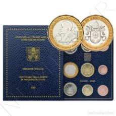 Monedas antiguas de Europa: VATICANO SET OFICIAL EUROS 2022 CON 5 € CENTANARIO DE LA MUERTE BENEDICTO XV