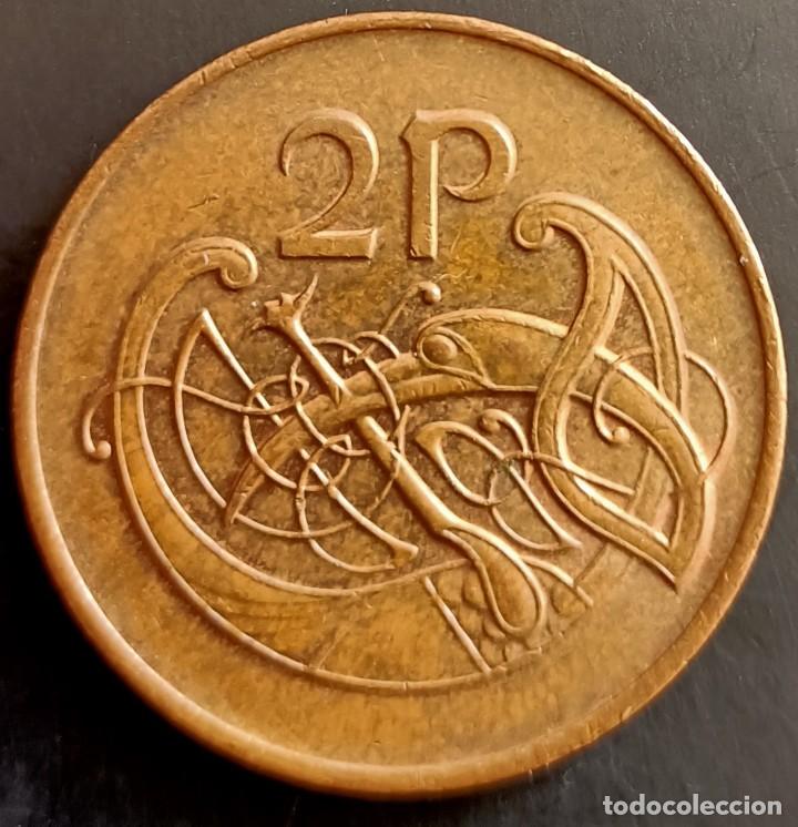 Monedas antiguas de Europa: 2 Pence 1982 - Irlanda - Foto 2