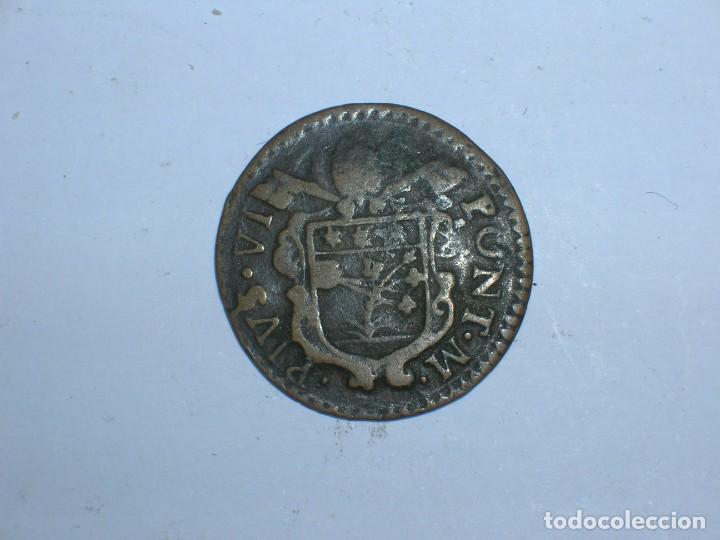 Monete antiche di Europa: Estados Pontificios/Vaticano BOLONIA, P&Igrave;O VI, 1 QUATTRINO, 1784 (10303)