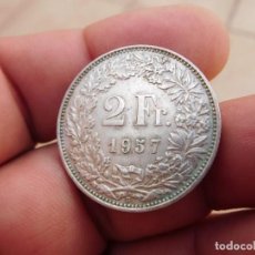 Monedas antiguas de Europa: SUIZA. 2 FRANCOS DE PLATA DE 1957. Lote 351988574