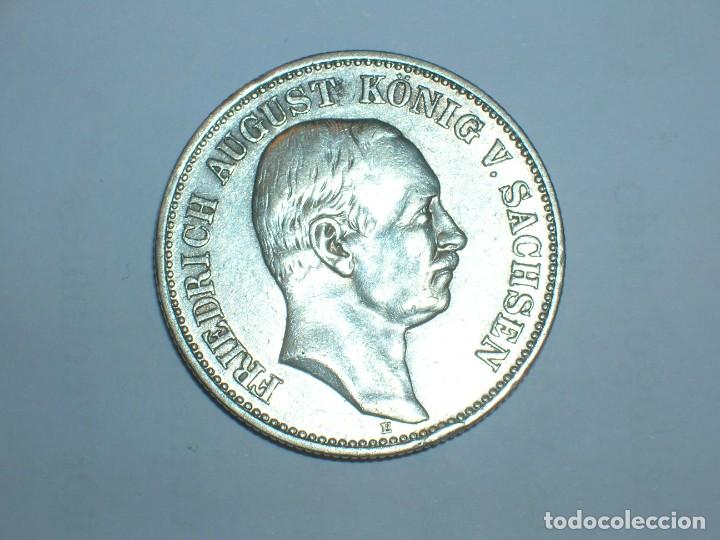Monete antiche di Europa: Alemania/Sajonia 2 marcos 1907 (8353)