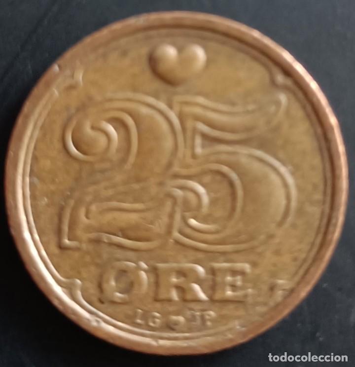 Monedas antiguas de Europa: 25 Ore 1994 - Dinamarca - Foto 2
