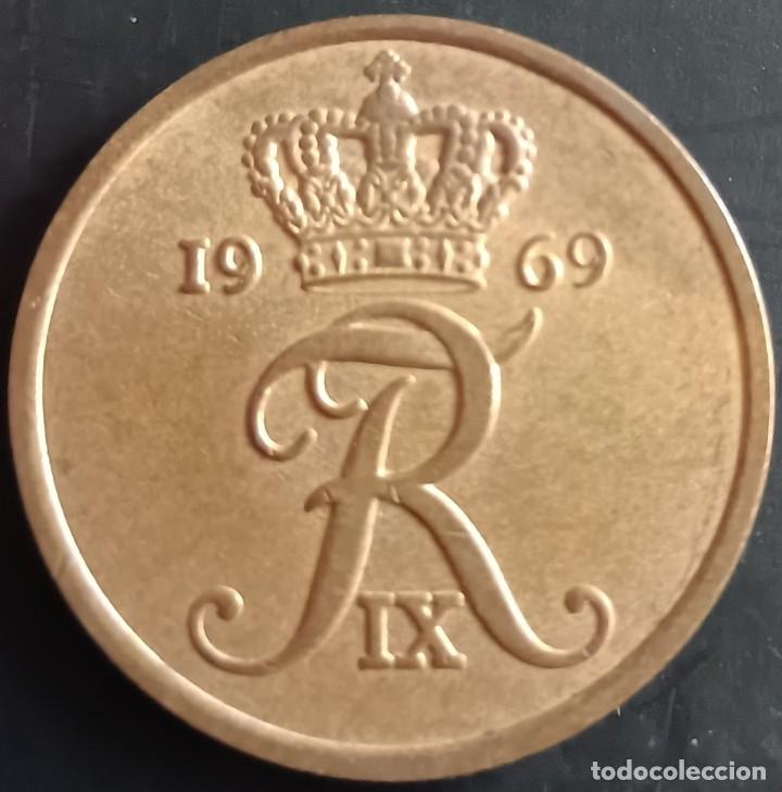 Monedas antiguas de Europa: 5 Ore 1969 - Dinamarca - Foto 1