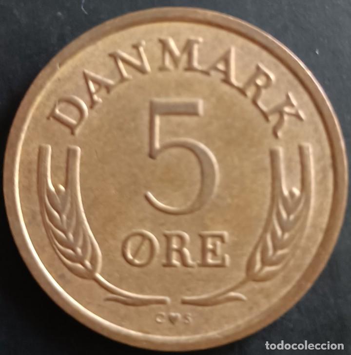 Monedas antiguas de Europa: 5 Ore 1969 - Dinamarca - Foto 2