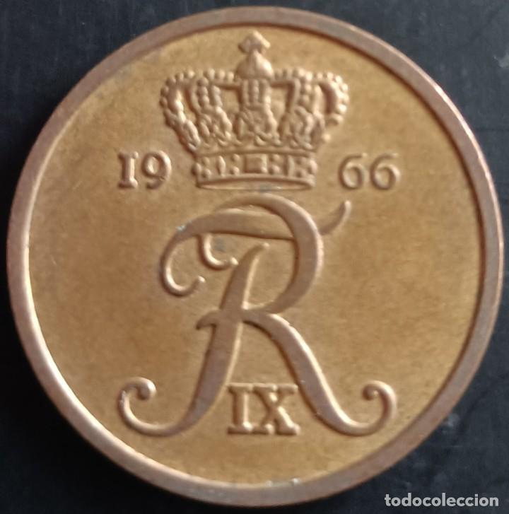 Monedas antiguas de Europa: 5 Ore 1966 - Dinamarca - Foto 1