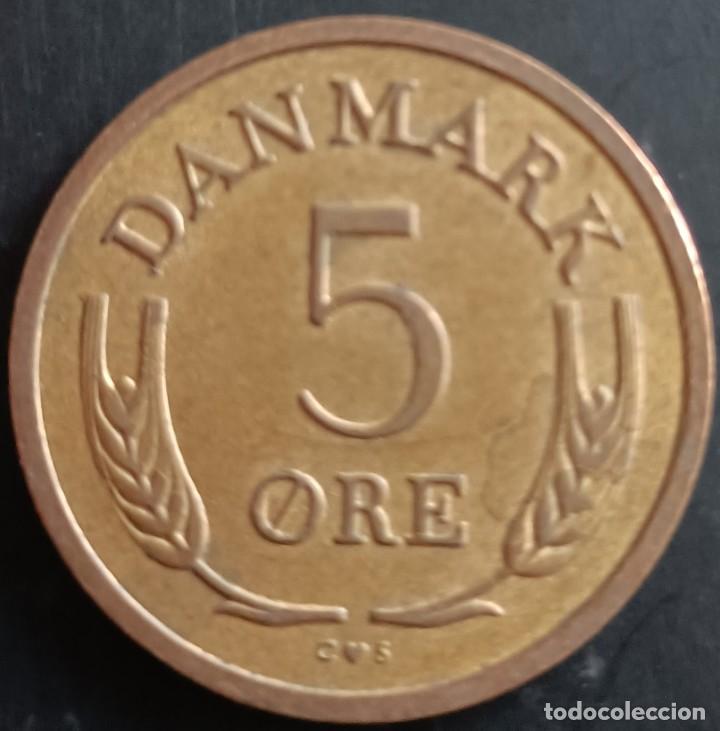 Monedas antiguas de Europa: 5 Ore 1966 - Dinamarca - Foto 2