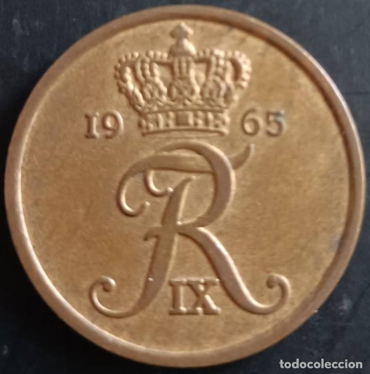 Monedas antiguas de Europa: 5 Ore 1965 - Dinamarca - Foto 1