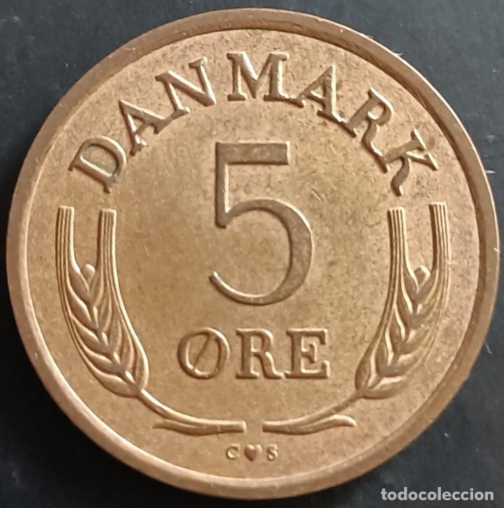Monedas antiguas de Europa: 5 Ore 1963 - Dinamarca - Foto 2
