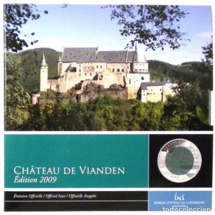 Monnaies anciennes de Europe: LUXEMBURGO LUXEMBOURG L&Euml;TZEBUERG 5 EURO CASTILLO DE VIANDEN 2009 PLATA Y NIOBIO