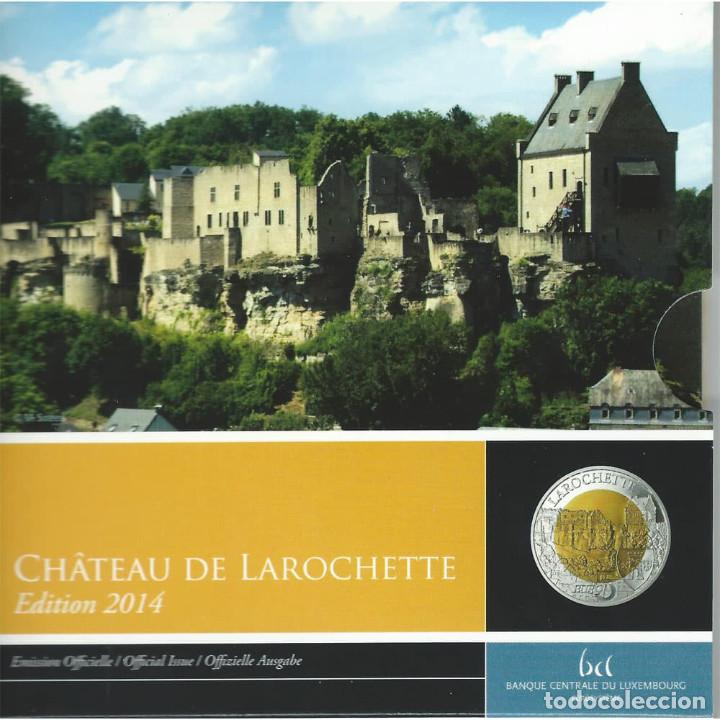 Monedas antiguas de Europa: LUXEMBURGO LUXEMBOURG L&Euml;TZEBUERG 5 EURO CASTILLO DE LAROCHETTE 2014 PLATA Y NIOBIO
