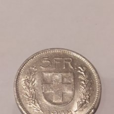 Monedas antiguas de Europa: 5 FRANCOS SUIZOS 1968. Lote 354365368