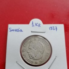 Monedas antiguas de Europa: PLATA, , MONEDA SUECIA, 1 CORONA, 1957, MBC-, 7 GR.,. Lote 354464518
