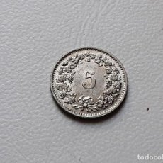 Monedas antiguas de Europa: SUIZA 5 RAPPEN 1971. Lote 354716108