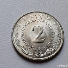 Monedas antiguas de Europa: YUGOSLAVIA 2 DINARA 1981. Lote 354716358