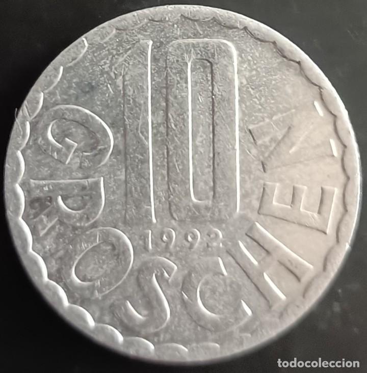 Monedas antiguas de Europa: 10 Groschen 1992 - Austria - Foto 1