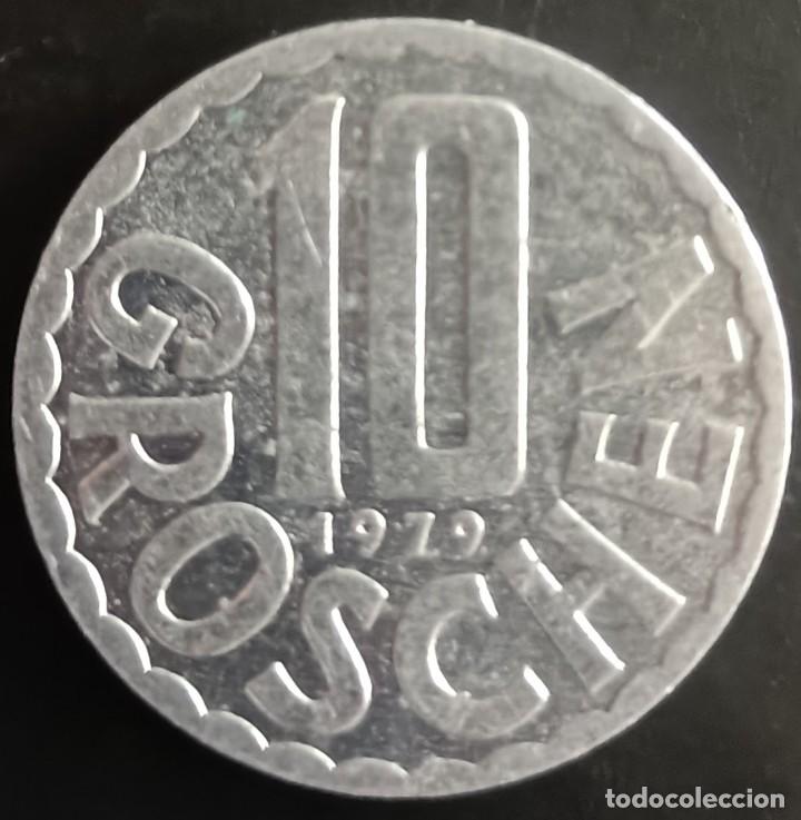 Monedas antiguas de Europa: 10 Groschen 1979 - Austria - Foto 1