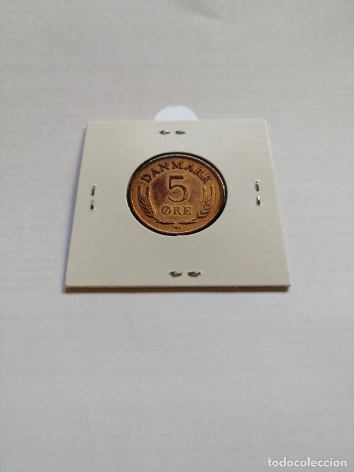 Monedas antiguas de Europa: Dinamarca 5 Ore 1963 - Foto 2