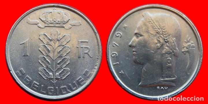 Moedas antigas da Europa: 1 FRANCO 1979 BELGIQUE BELGICA--79582