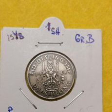 Monedas antiguas de Europa: MONEDA INGLATERRA 1 SH, 1948, MBC,. Lote 355057123