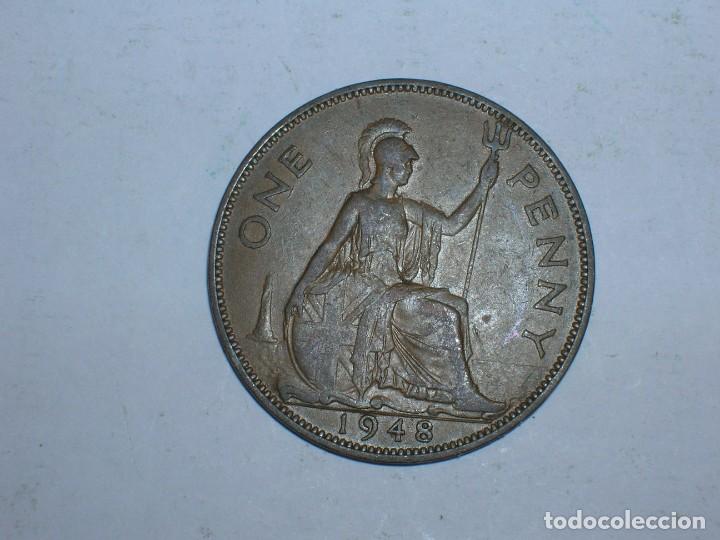 Monedas antiguas de Europa: GRAN BRETA&Ntilde;A 1 PENIQUE 1948 (10942) - Foto 2