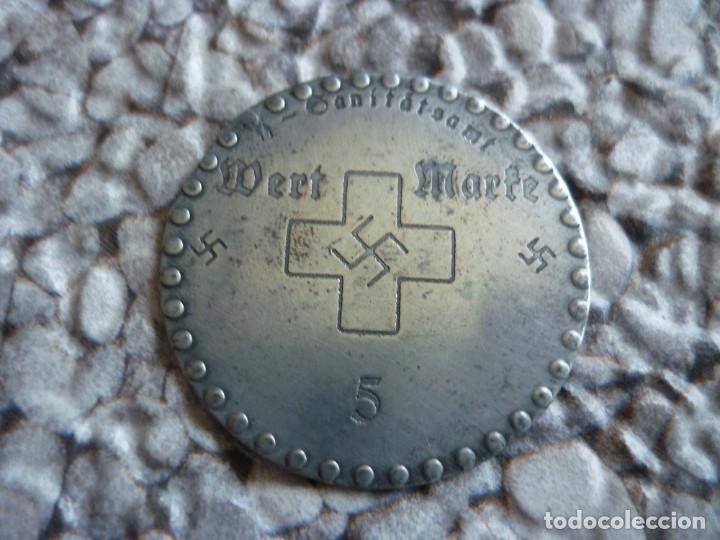 Monedas antiguas de Europa: REICH 5 MARK &rdquo;Sanit&auml;z-samt&rdquo; SS - Foto 1