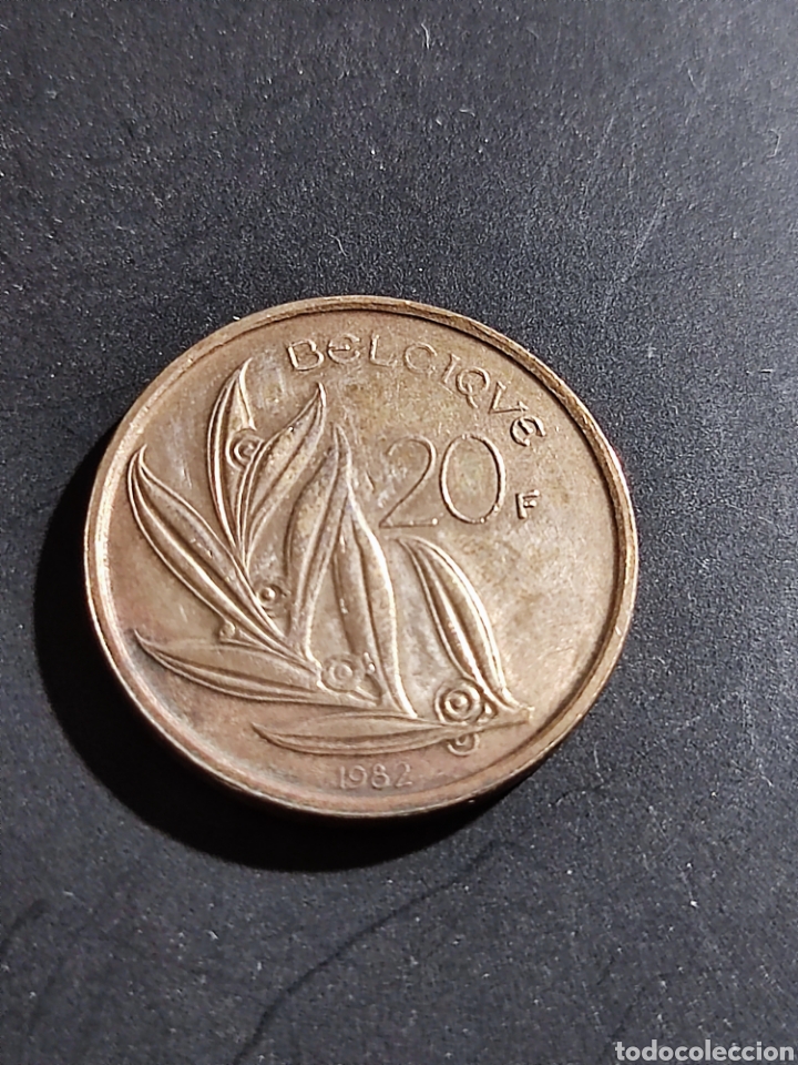Monedas antiguas de Europa: Moneda B&eacute;lgica 1982 - Foto 2